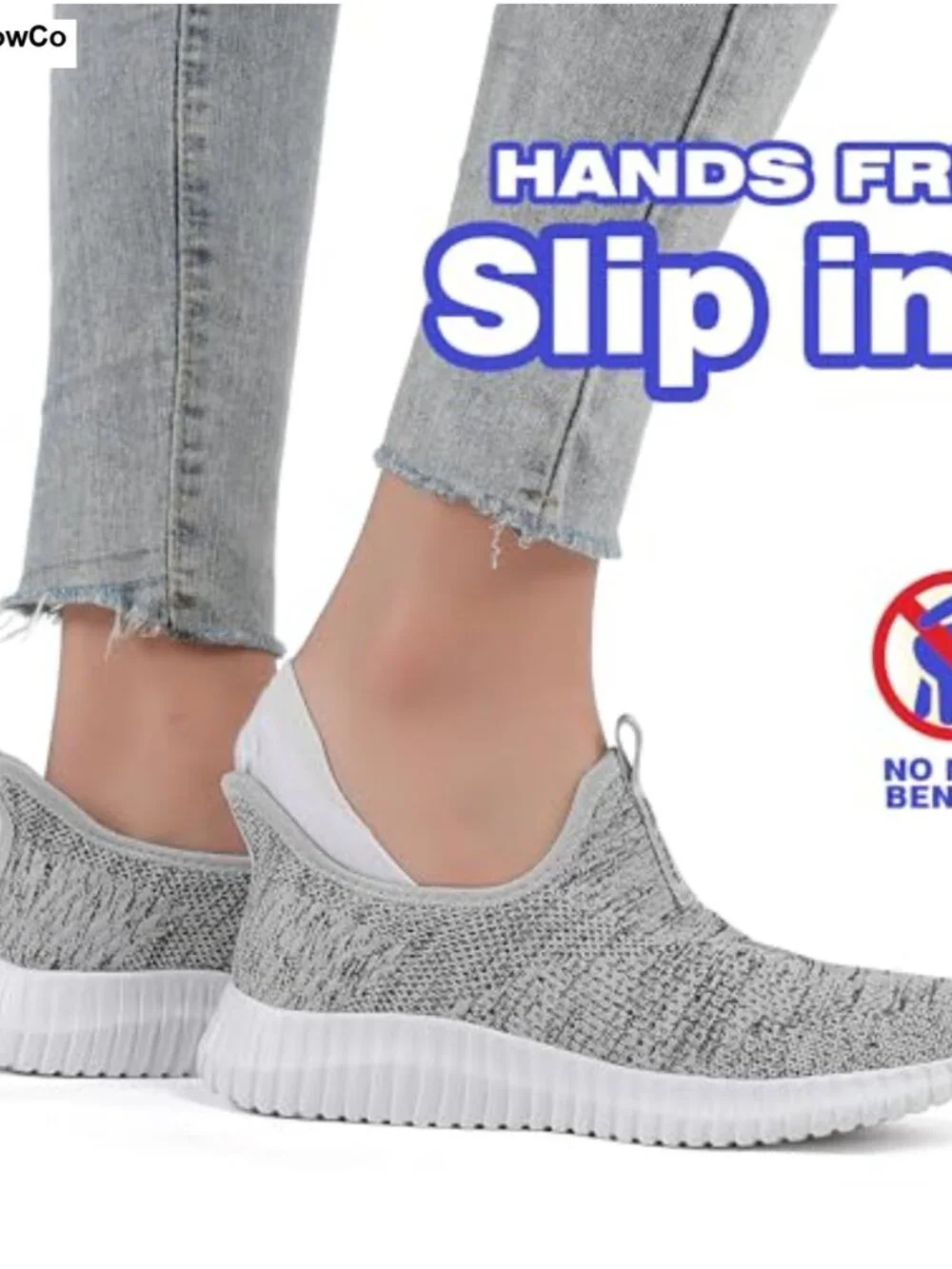 Women's Lightweight Breathable Walking Shoes Slip Resistant Lace Up Sneakers